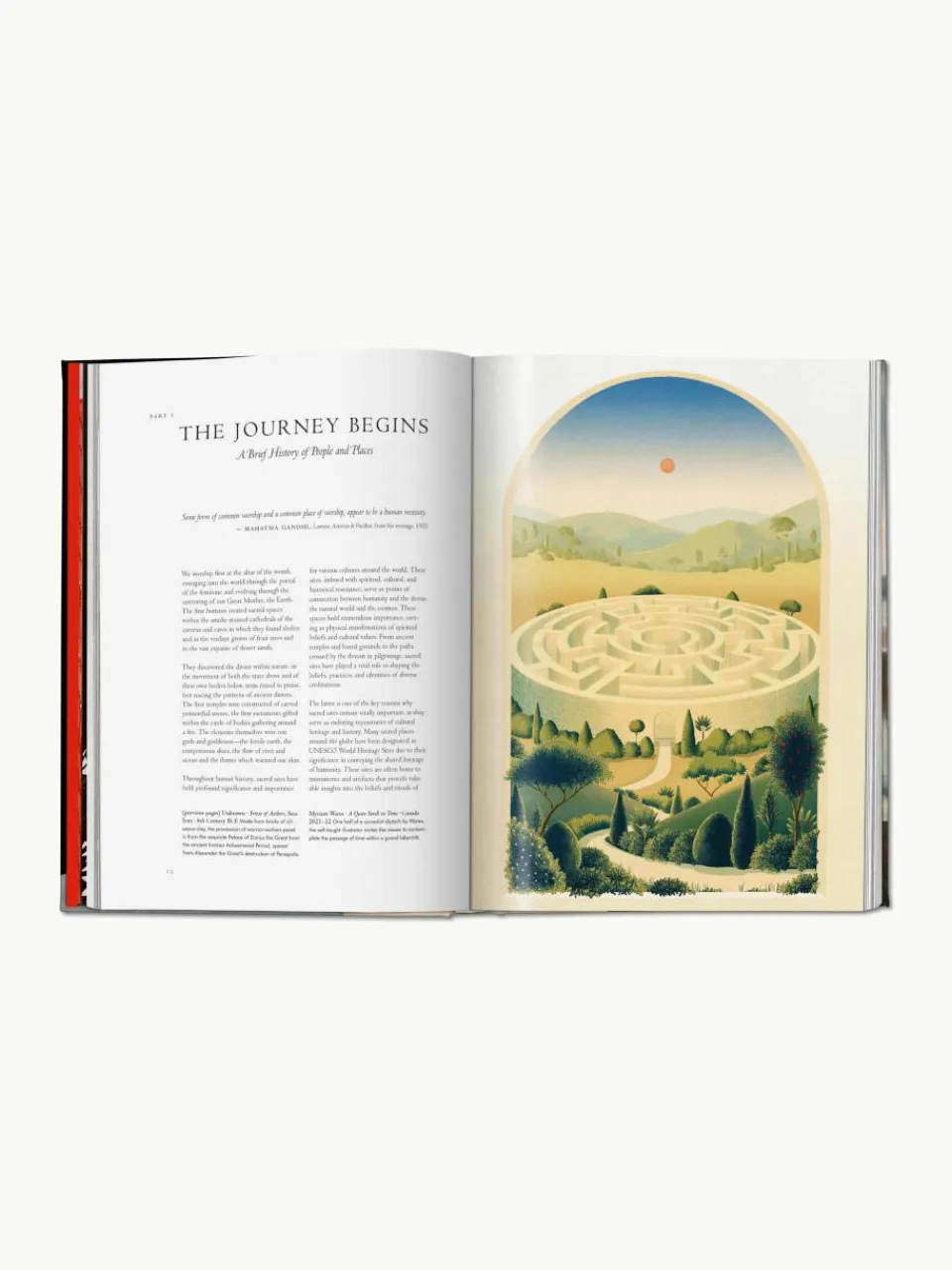 Geïllustreerd boek Sacred Sites. The Library of Esoterica^Westwing Best