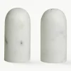 Gemarmerde zout- en peperstrooierset Isop, set van 2^Nordal Outlet