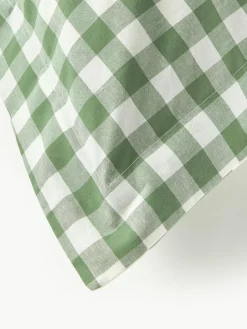 Geruit katoenen dekbedovertrek Nels^Westwing Collection Online
