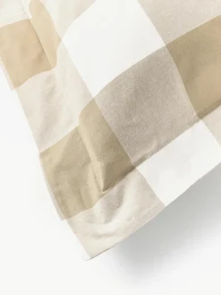 Geruit katoenen dekbedovertrek Nels^Westwing Collection New