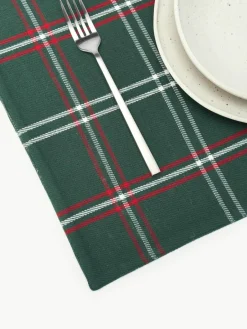 Geruite placemats Aster, 2 stuks^Westwing Collection Fashion