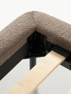 Gestoffeerd bed Amelia van teddy bouclé^Westwing Collection Online