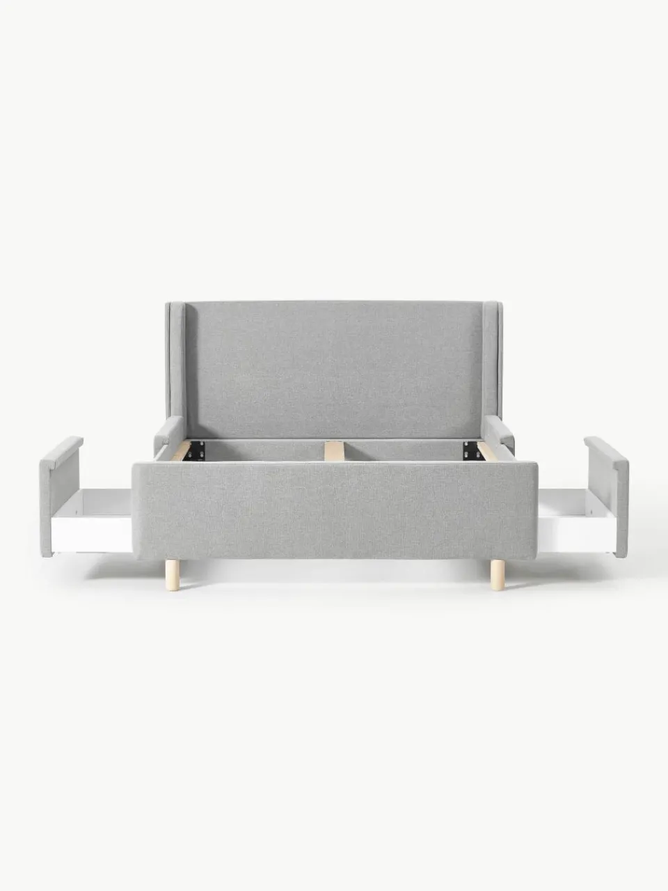 Gestoffeerd bed Arche met lades^Westwing Collection Sale