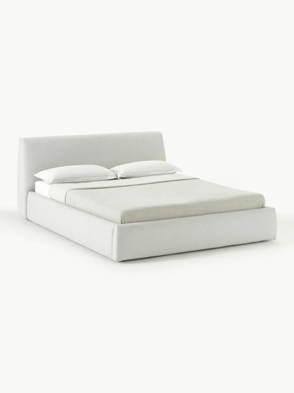 Gestoffeerd bed Cloud met opbergruimte^Westwing Collection Fashion