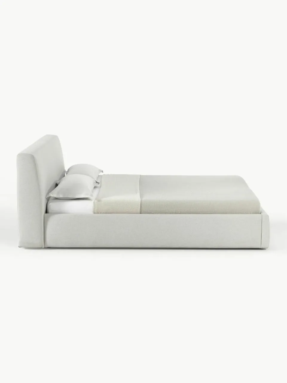 Gestoffeerd bed Cloud met opbergruimte^Westwing Collection Fashion