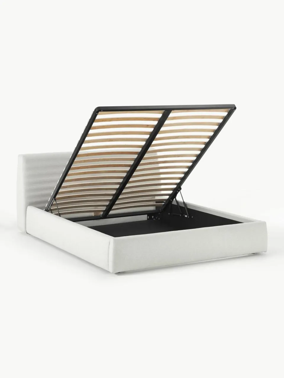Gestoffeerd bed Cloud met opbergruimte^Westwing Collection Fashion