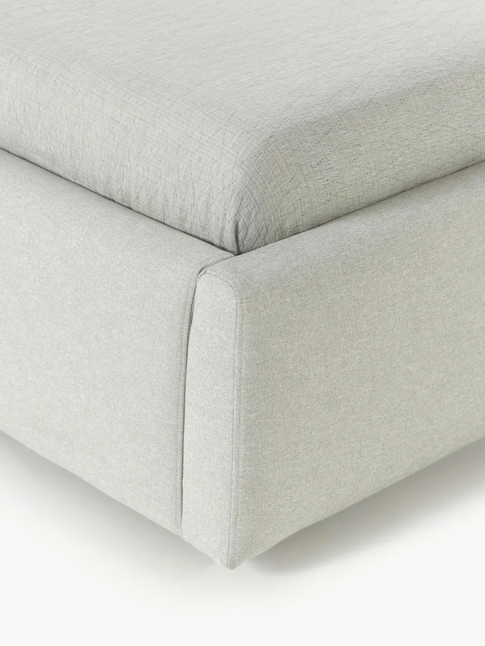Gestoffeerd bed Cloud met opbergruimte^Westwing Collection Fashion