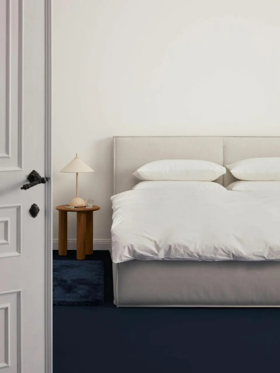 Gestoffeerd bed Dream met opbergruimte^Westwing Collection Sale