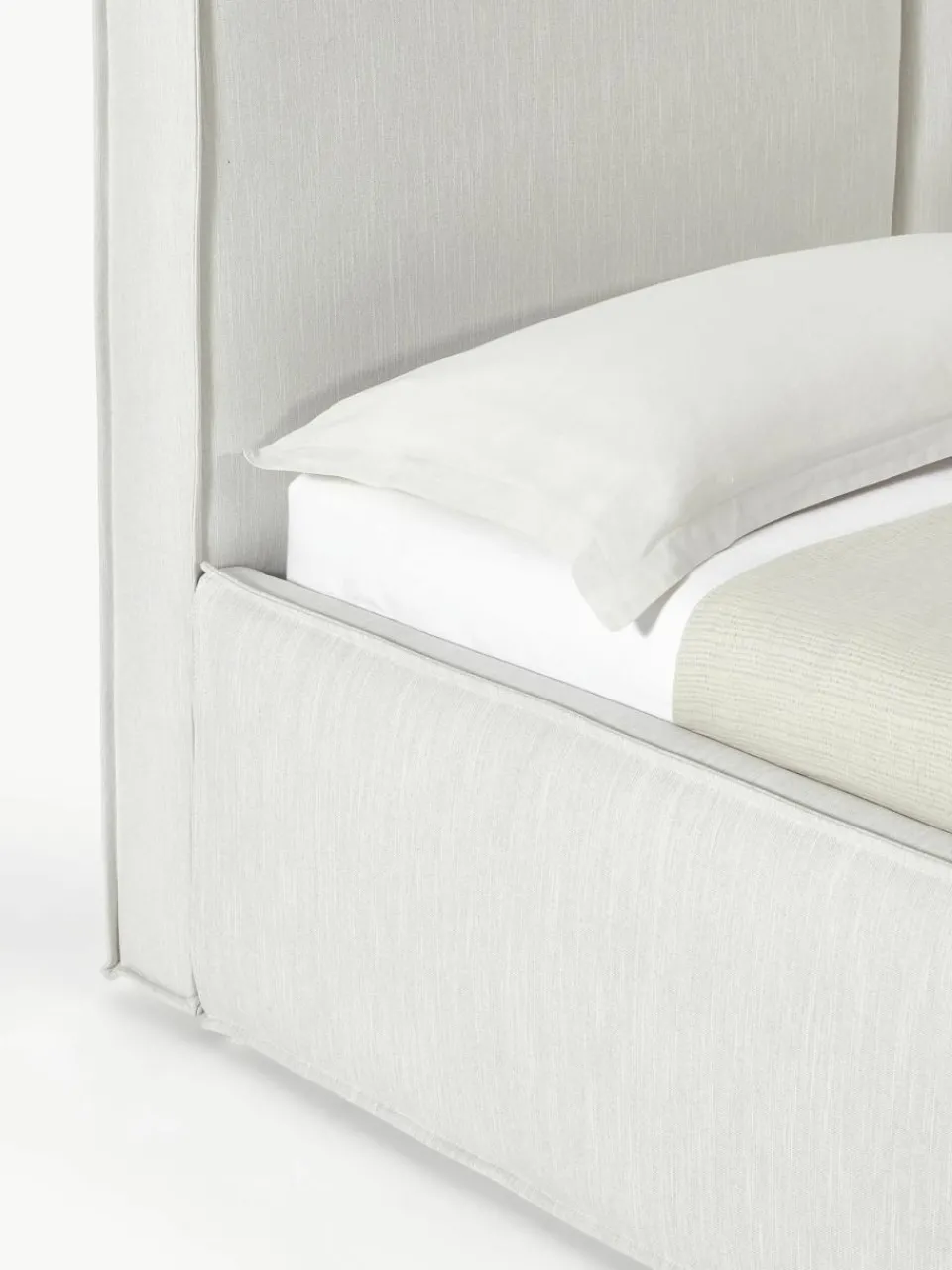 Gestoffeerd bed Dream met opbergruimte^Westwing Collection Sale