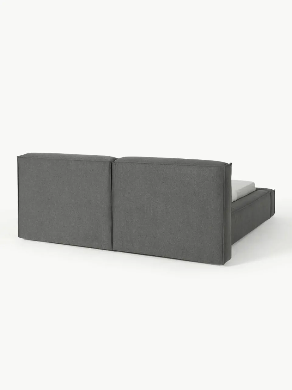 Gestoffeerd bed Lennon met opbergruimte^Westwing Collection Online