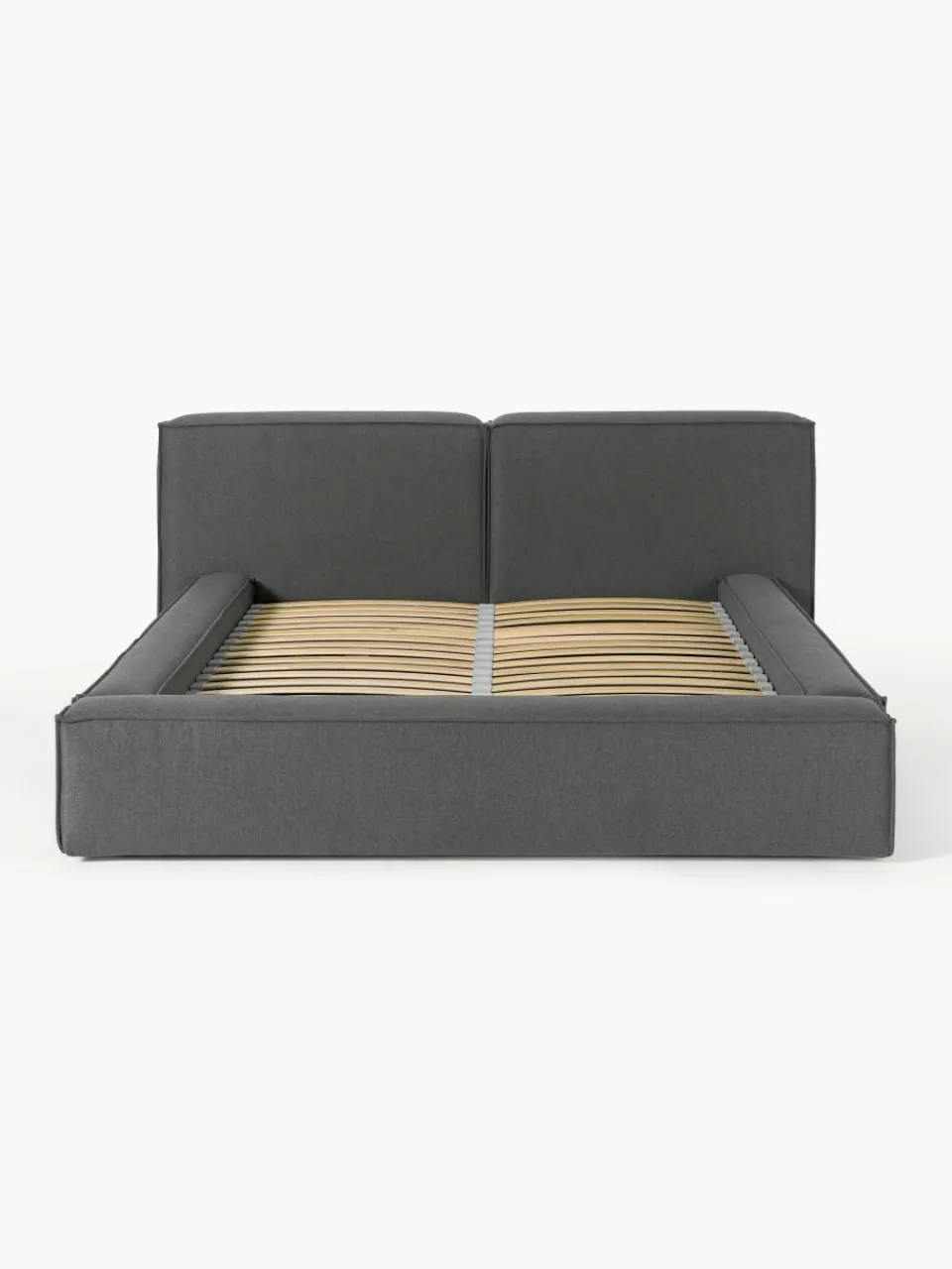 Gestoffeerd bed Lennon met opbergruimte^Westwing Collection Online
