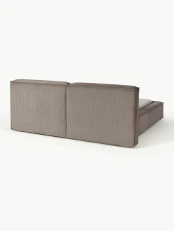 Gestoffeerd bed Lennon van corduroy met opbergruimte^Westwing Collection Fashion