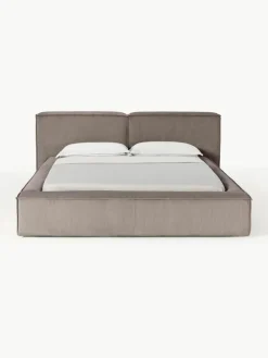 Gestoffeerd bed Lennon van corduroy^Westwing Collection New