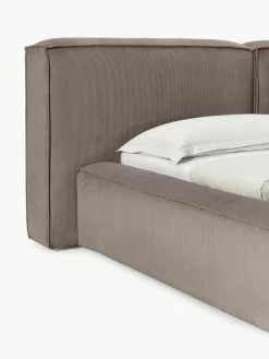 Gestoffeerd bed Lennon van corduroy^Westwing Collection New