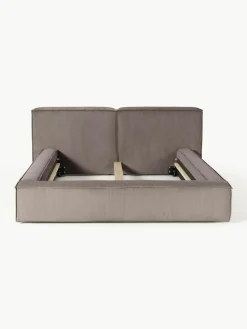 Gestoffeerd bed Lennon van corduroy^Westwing Collection New