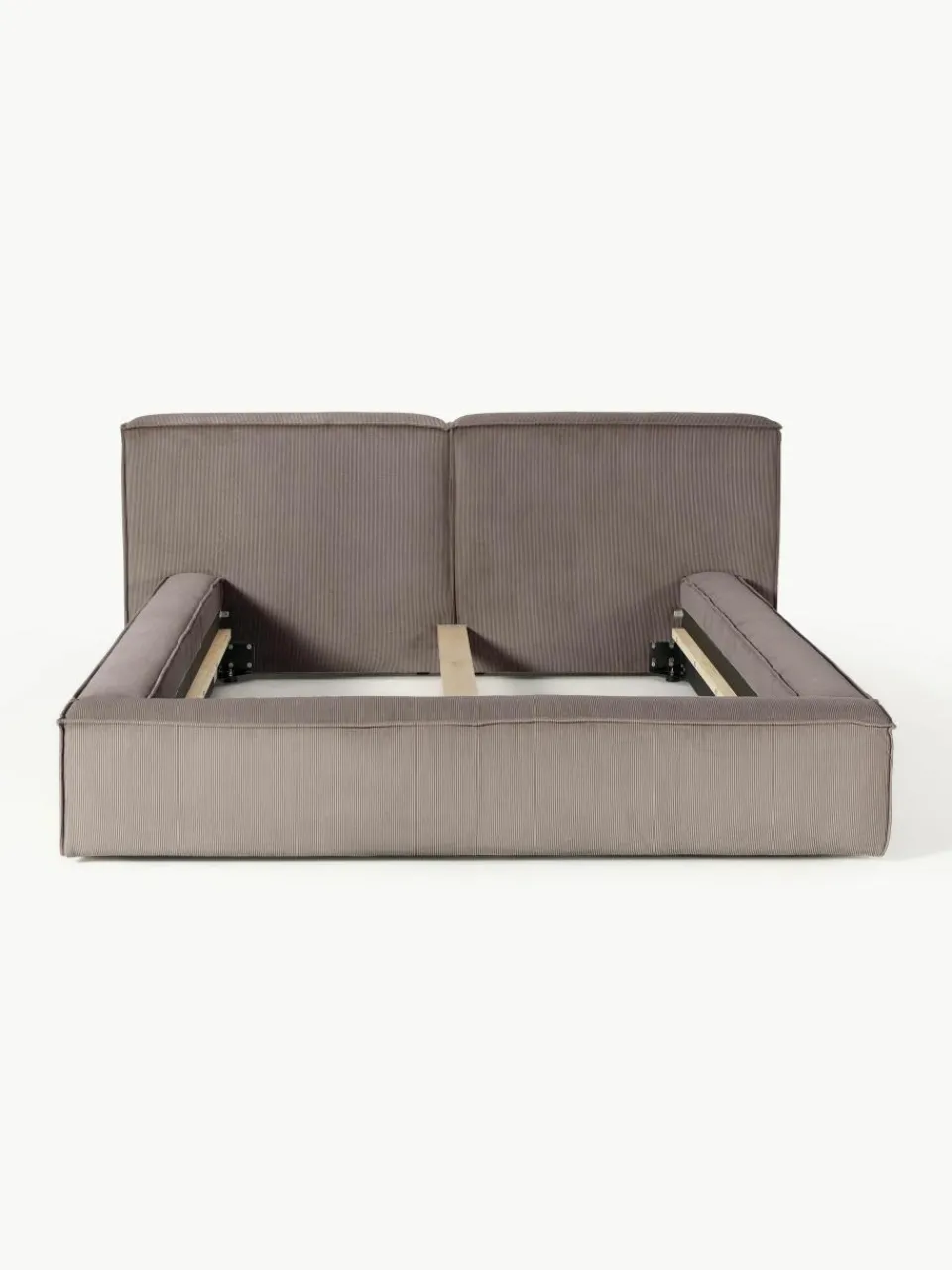 Gestoffeerd bed Lennon van corduroy^Westwing Collection New