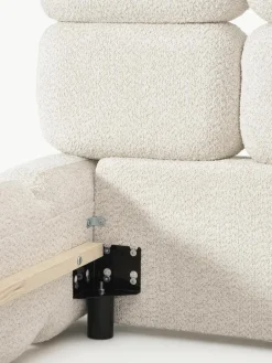 Gestoffeerd bed Tayla van teddy bouclé^Westwing Collection Sale
