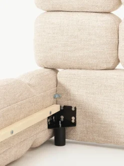 Gestoffeerd bed Tayla van bouclé^Westwing Collection Clearance