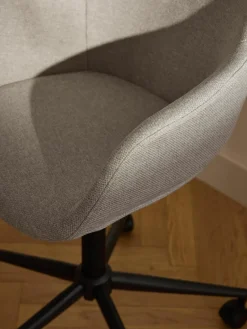 Gestoffeerde bureaustoel Fiji met smalle zitvlak^Westwing Collection Fashion