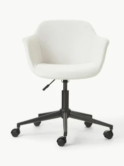 Gestoffeerde bureaustoel Fiji met smalle zitvlak^Westwing Collection Best