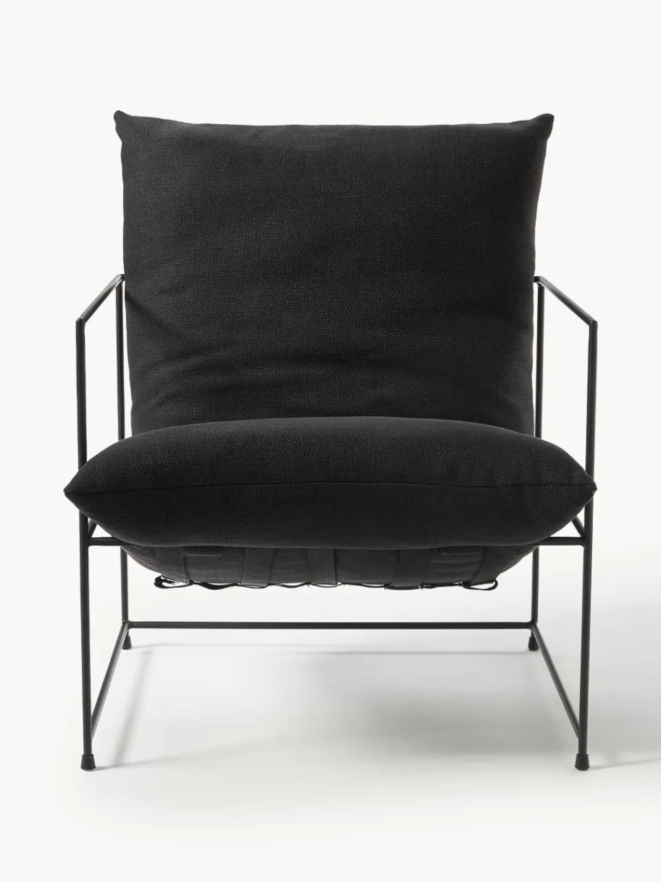 Gestoffeerde fauteuil Wayne^Westwing Collection Hot