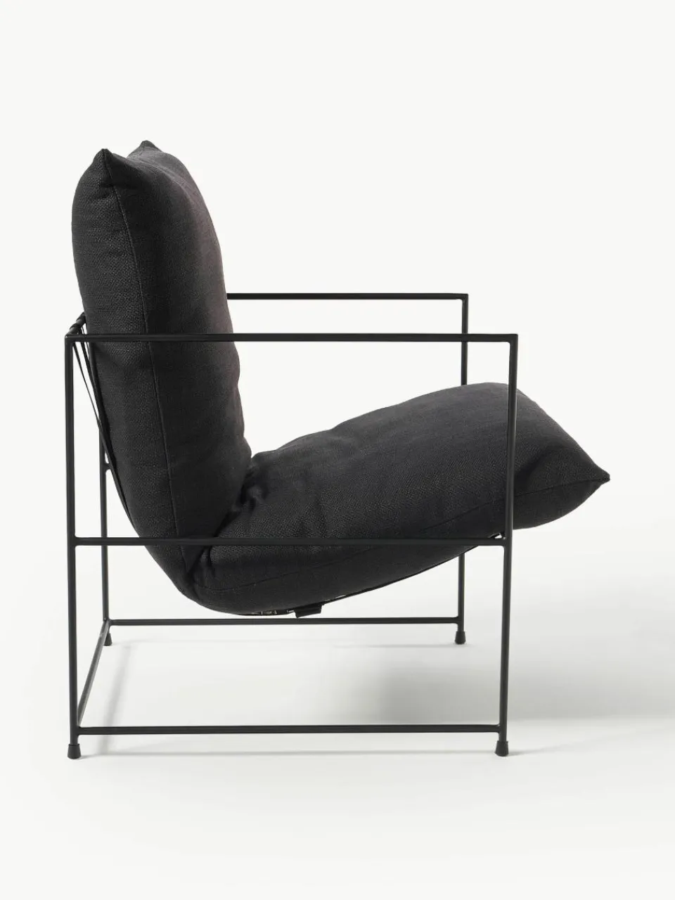 Gestoffeerde fauteuil Wayne^Westwing Collection Hot