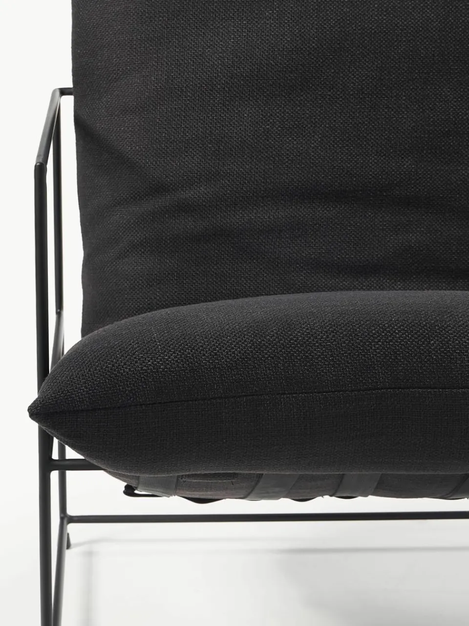 Gestoffeerde fauteuil Wayne^Westwing Collection Hot