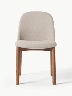 Gestoffeerde stoel Julie van essenhout^Westwing Collection Clearance