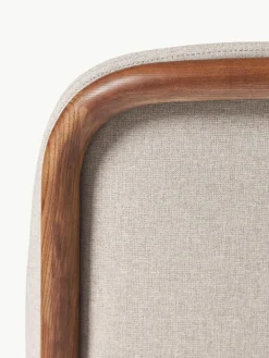 Gestoffeerde stoel Julie van essenhout^Westwing Collection Clearance