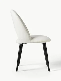 Gestoffeerde stoel Rachel uit geweven stof^Westwing Collection New