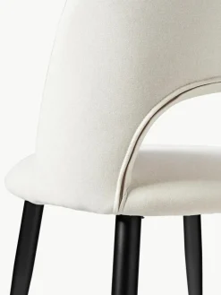 Gestoffeerde stoel Rachel uit geweven stof^Westwing Collection New