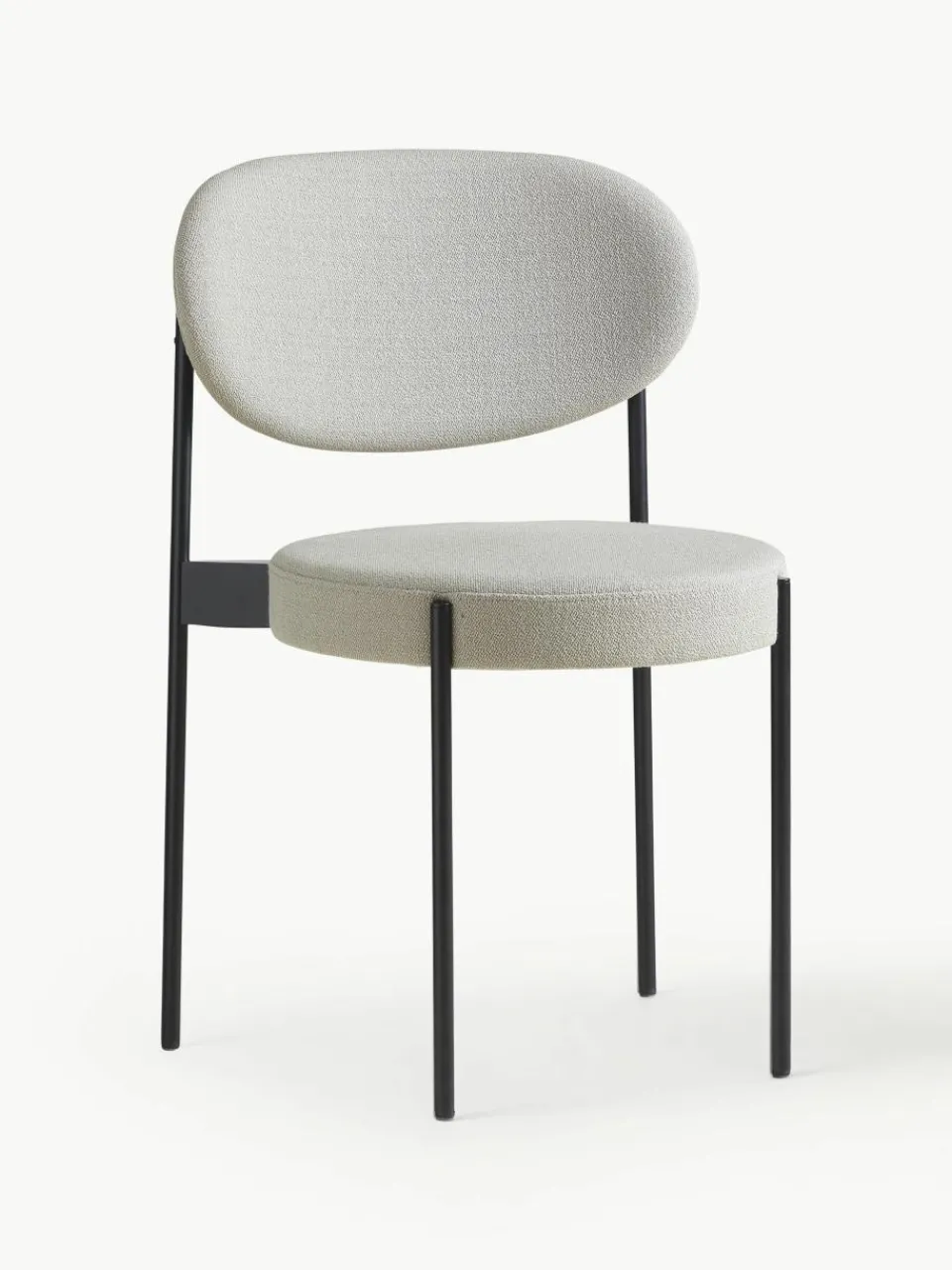 Gestoffeerde stoel Series 430 van wol, design Verner Panton^Verpan Hot