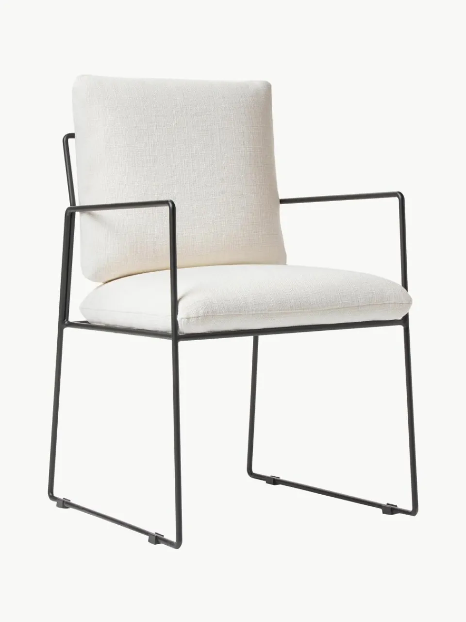 Gestoffeerde stoel Wayne^Westwing Collection Fashion
