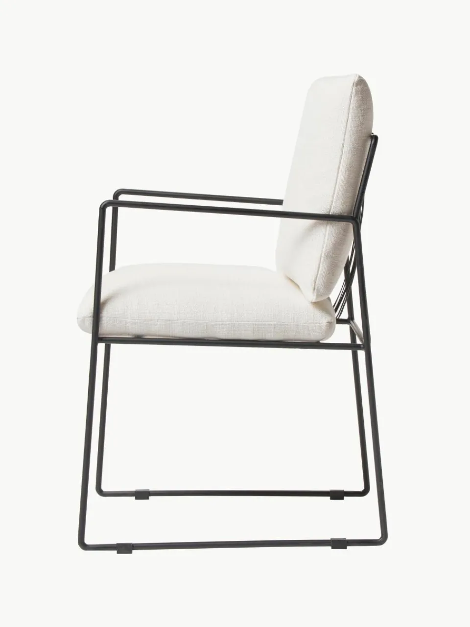 Gestoffeerde stoel Wayne^Westwing Collection Fashion