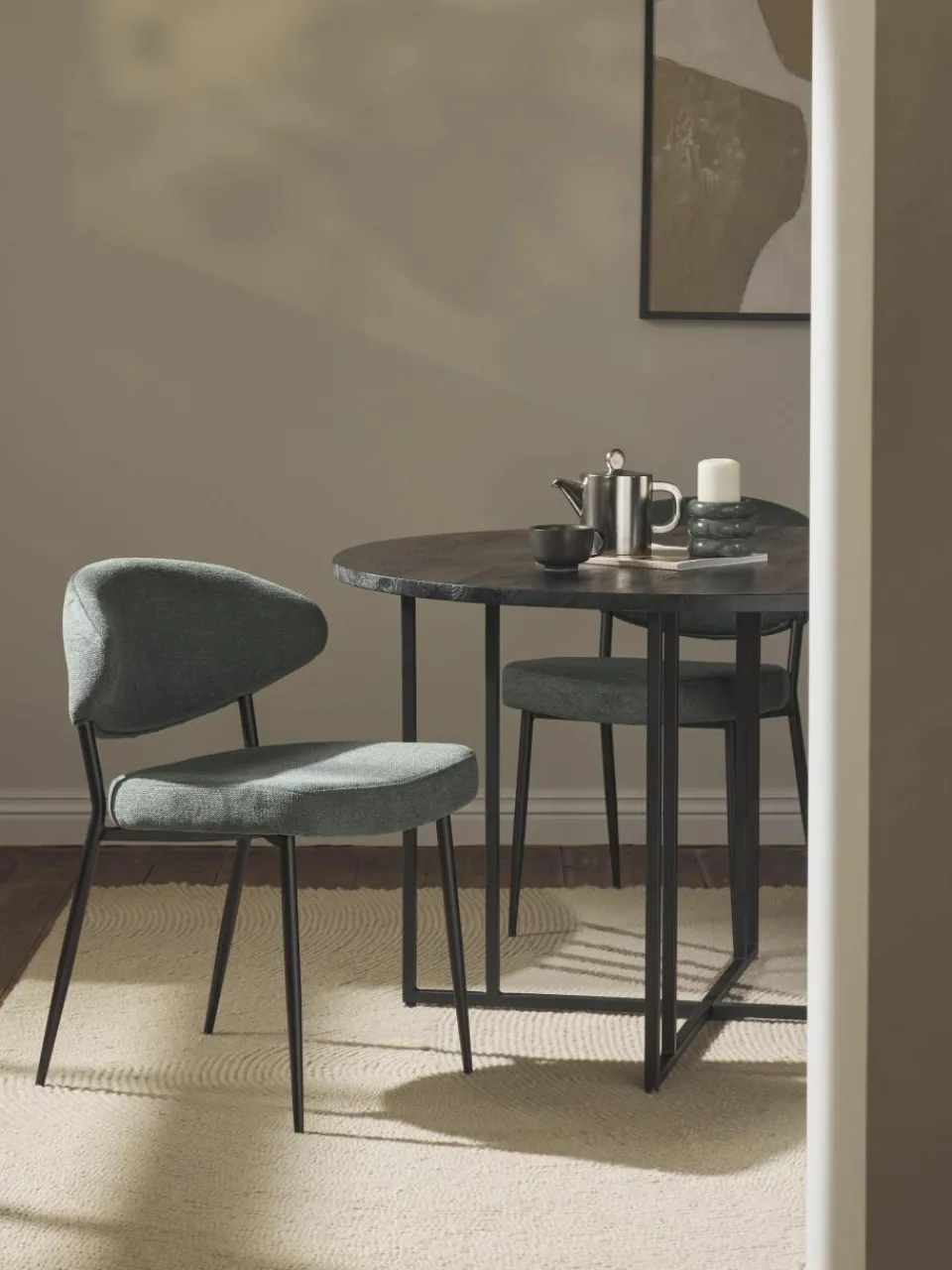 Gestoffeerde stoelen Adele, 2 stuks^Westwing Collection Online