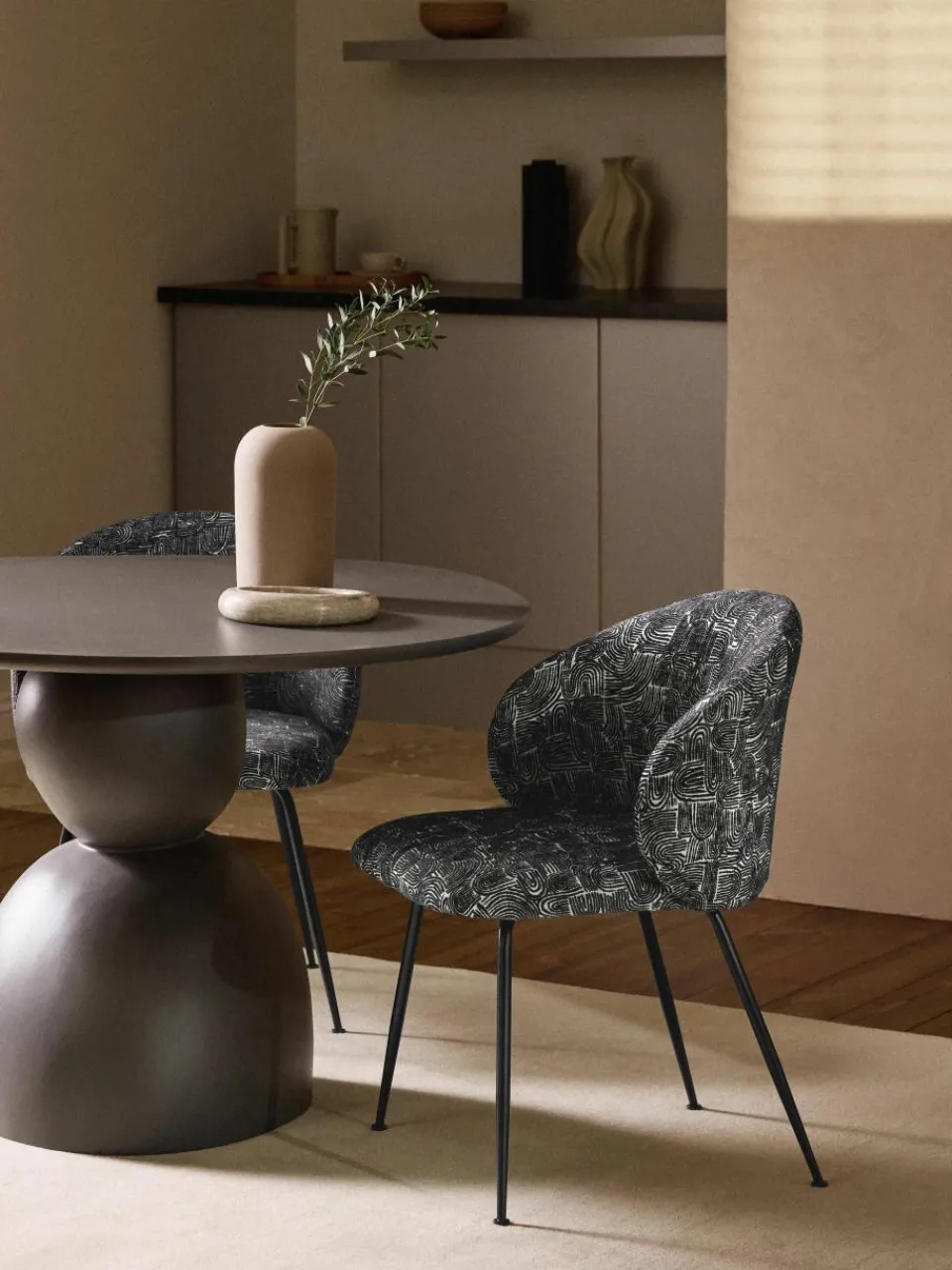 Gestoffeerde stoelen Luisa, 2 stuks^Westwing Collection Outlet