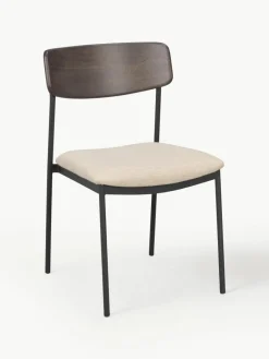 Gestoffeerde stoelen Maymont van eikenhout, 2 stuks^Rowico Fashion