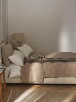 Gestreept wollen plaid Ivory^Westwing Collection Clearance