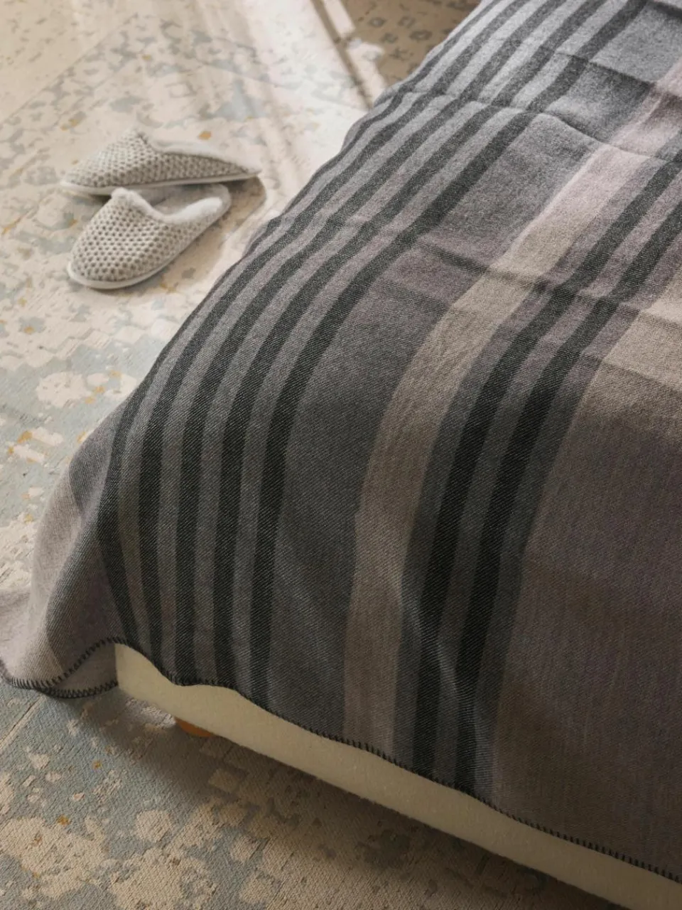 Gestreept wollen plaid Ivory^Westwing Collection Hot