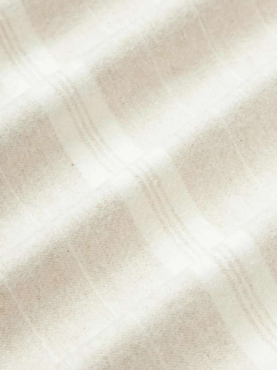 Gestreepte flanellen kussenhoes Belinda^Westwing Collection Hot
