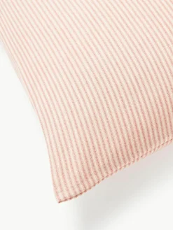 Gestreepte flanellen kussenhoes Belinda^Westwing Collection New