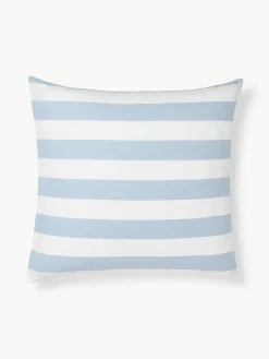 Gestreepte katoenen omkeerbare kussenhoes Lorena^Westwing Collection Online