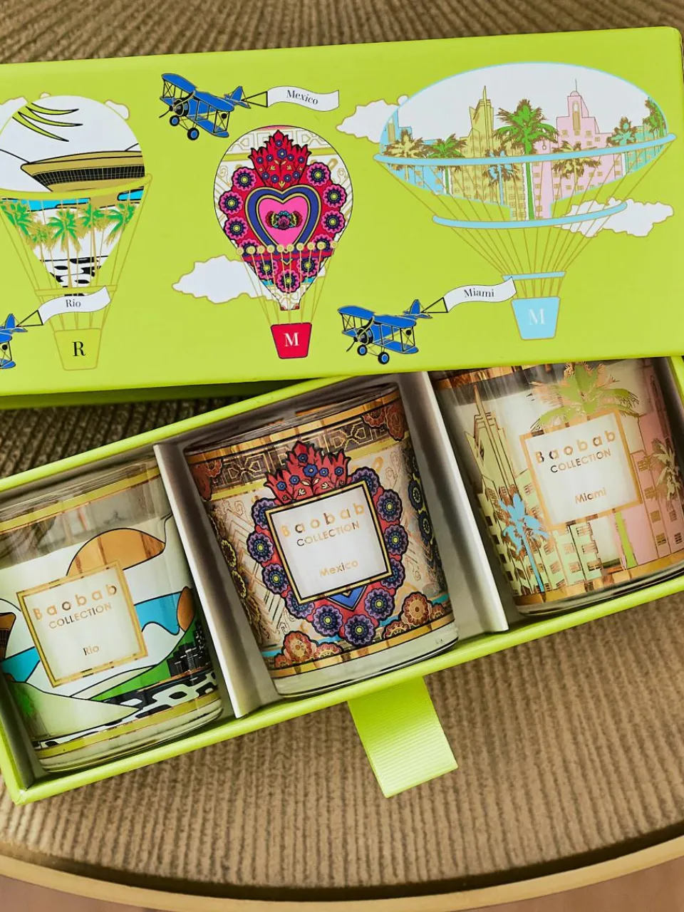 Geurkaarsen My First , set van 3^Baobab Discount