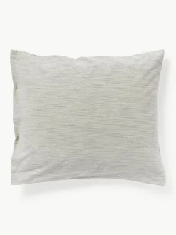 Gewassen katoenen kussenhoes Caspian met strepen^Westwing Collection Hot