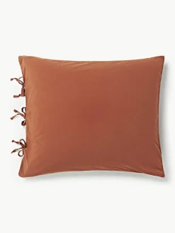 Gewassen katoenen perkal kussensloop Leonie^Westwing Collection New