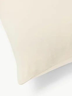 Gewassen katoenen perkal kussensloop Leonie^Westwing Collection Online