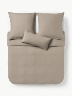 Gewassen linnen dekbedovertrek Airy^Westwing Collection Outlet