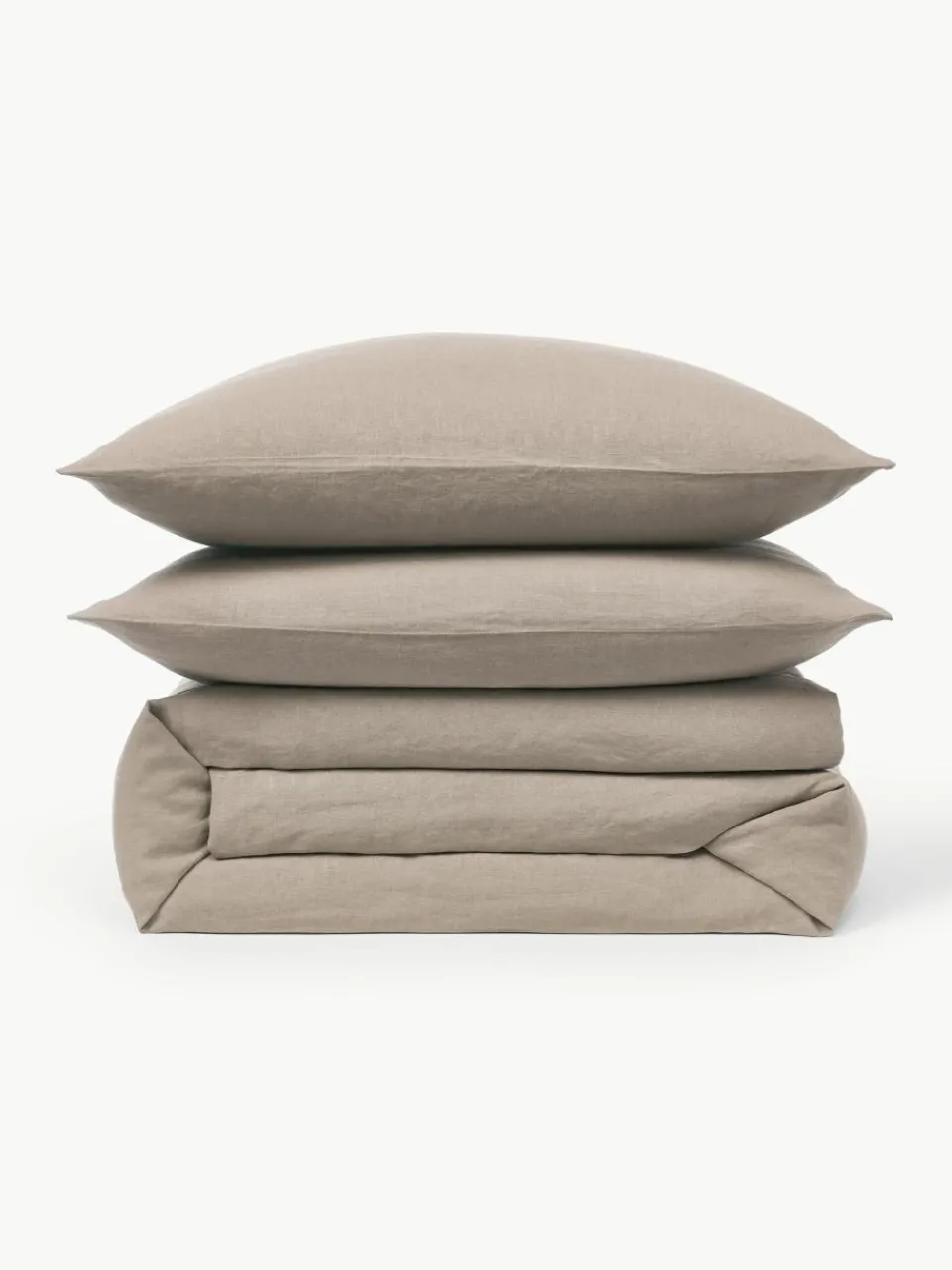 Gewassen linnen dekbedovertrek Airy^Westwing Collection Outlet