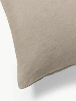 Gewassen linnen dekbedovertrek Airy^Westwing Collection Outlet
