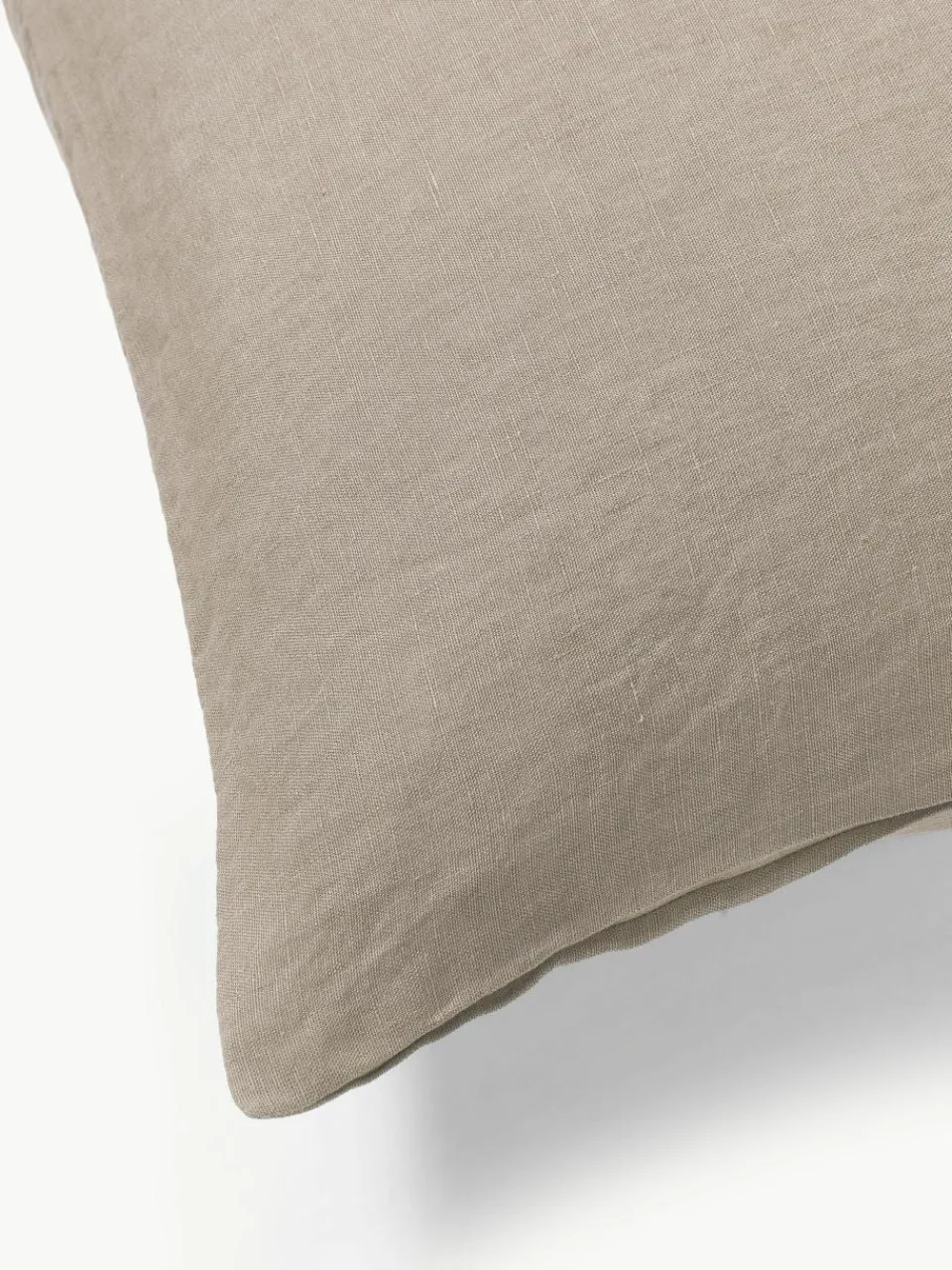 Gewassen linnen dekbedovertrek Airy^Westwing Collection Outlet